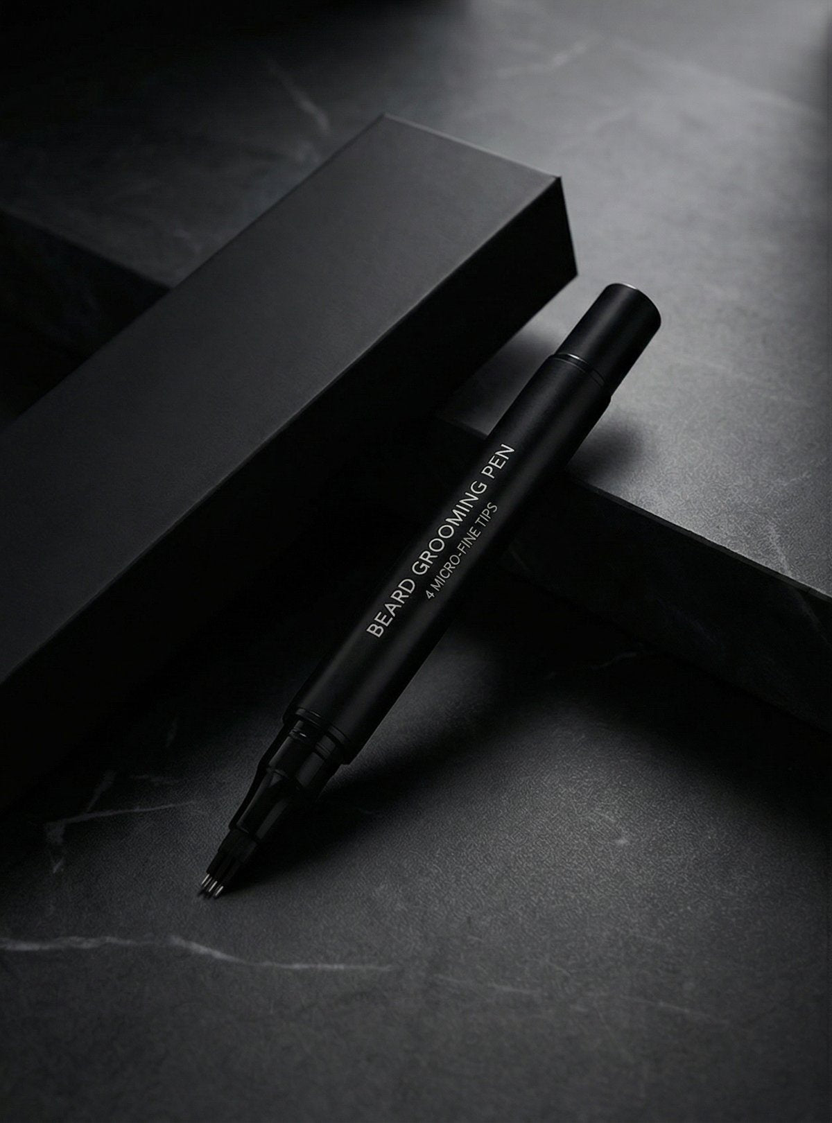 BarbăFix 4D Pen — creion barbă premium marble