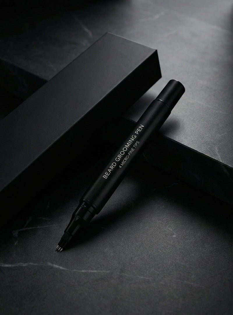 BarbăFix 4D Pen — creion barbă premium marble