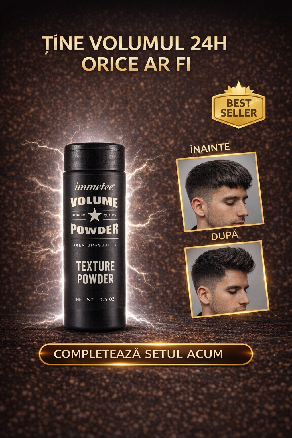 HairLift™ – Pudră de Volum 24h