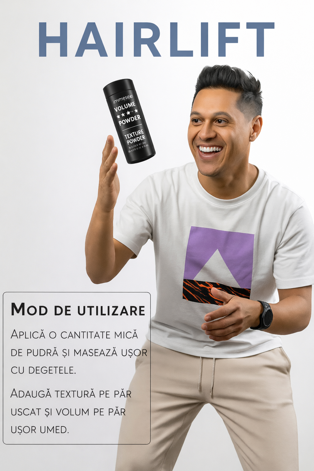 HairLift™ – Pudră de Volum 24h