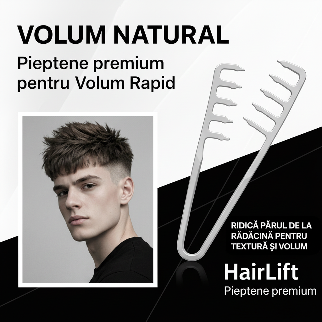 HairLift™ – Pieptene Volum Instant