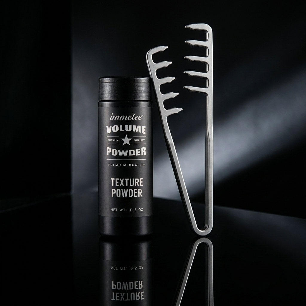 SET PRO Pieptene + Pudră HairLift — pachet complet bărbați